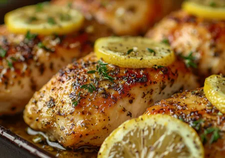 Тимьян и лимон делают обычное филе ресторанным