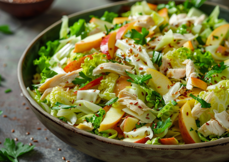 Оливье и Мимозу больше не делаю, вместо них — «Борзая тройка». Обалденный салат из 3 продуктов: просто, вкусно и необычно