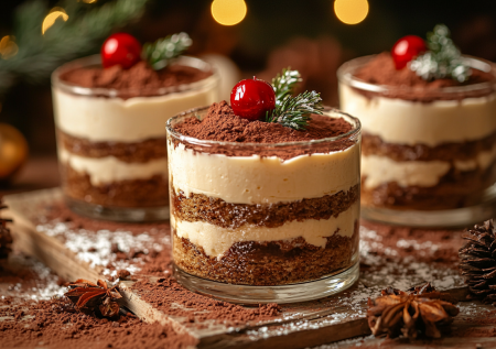 Бюджетный тирамису в стаканах: порционный десерт для Нового года — после застолья самое то с чаем