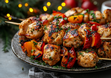 Мясное горячее на Новый год: куриные шашлычки в духовке — к ним даже не нужен гарнир