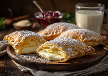 Нужны пачка творога и горстка муки — пеку турош ташка: хрустящие венгерские конвертики с творогом