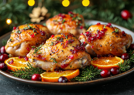 Курица «Праздничная» в апельсиновом маринаде: простой рецепт изумительных бедер на Новый год