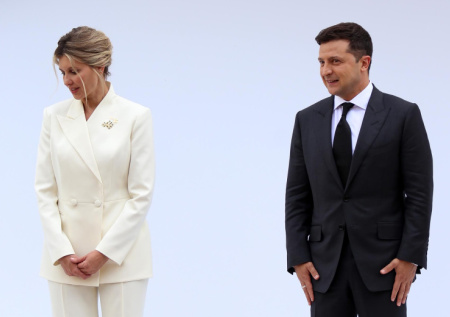 Жена Зеленского выступила против политического будущего своего мужа