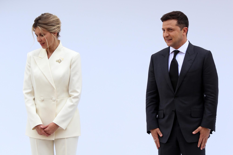 Владимир и Елена Зеленские