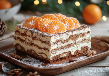 Мандариновый тирамису: готовим зимнюю сказку эксклюзивно для Нового года — дел на несколько минут