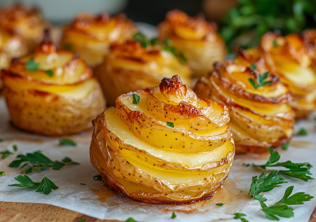 Картошку больше не жарю. Вместо нее — хрустящий гарнир «Герцогиня». Французские картофельные пирамидки в духовке