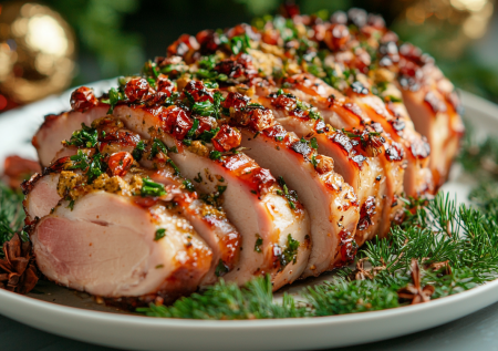 С нарезкой на Новый год не заморачиваюсь: запекаю карбонат — выходит много закуски, с хреном самое то