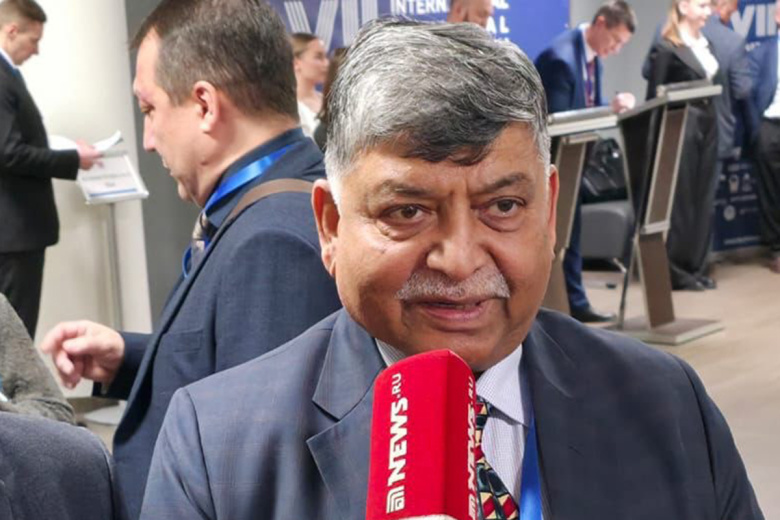 Почетный генеральный секретарь Торгово-промышленной палаты знаний Бхарат Патель, Индия