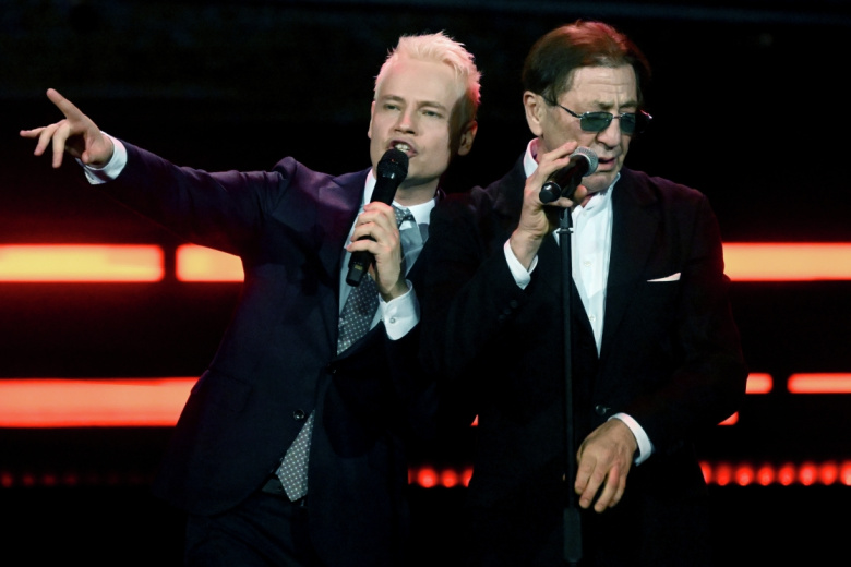 Певец SHAMAN (Ярослав Дронов) и певец Григорий Лепс