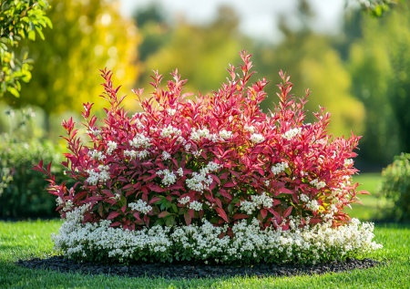 Меняет наряд 3 раза в год, не теряет окрас даже в лютые морозы: не кустарник, а сказка