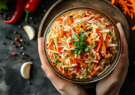 Маринованная капуста к картошечке и мясу: готовим полезно — секрет в закваске из яблочного уксуса и нерафинированного масла