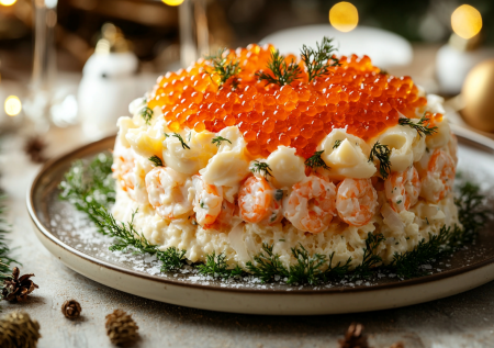 Салат «Морской коктейль»: сварил яйца — и почти готово: то что нужно в суматохе перед Новым годом