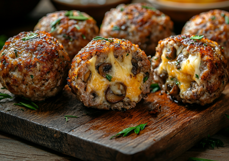 Эти грибомбочки все просто обожают — готовлю без хлопот: они получаются нежными и очень сытными