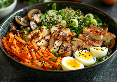 Этот салат с копченой курицей и корейской морковью стал семейным фаворитом — готовится почти мгновенно