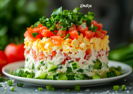 Простой и вкусный салат «Емеля»: подойдет и на Новый год, и на вкусный ужин