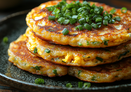 Ленивые пирожки с яйцом и зеленым луком: простой рецепт на кефире — закуска выручит всегда