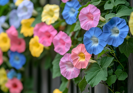Чудо-лиана: посейте семена прямо в грунт у забора, и уже через месяц получите цветущую ширму