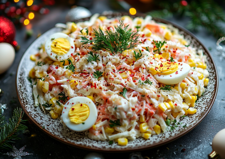 Капустный салат с крабовыми палочками: все кто пробовал — влюбились. Простой рецепт на Новый год и любое застолье