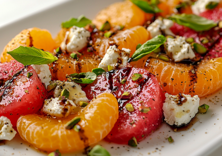 Легкий фруктовый салат для тех, кто не хочет проводить у плиты полдня: яркое блюдо, которое украсит праздничный стол без лишних хлопот