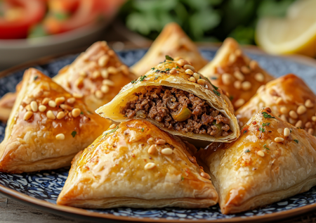 На завтрак, ужин или на праздничный стол: сфиха по ливански — вкусные лепешки с ароматным мясом