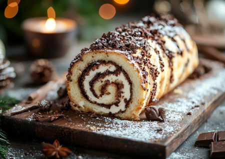 Нужно испечь всего один корж, и рулет «Медовик» почти готов — украсит любой праздник и Новый год