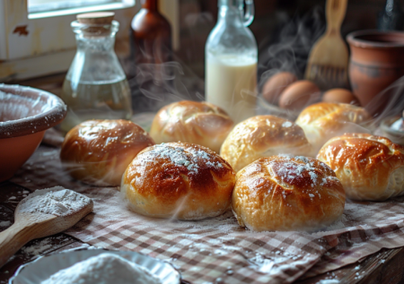 Пачка творога и горстка муки — пеку полянички: украинские творожные булочки для всей семьи