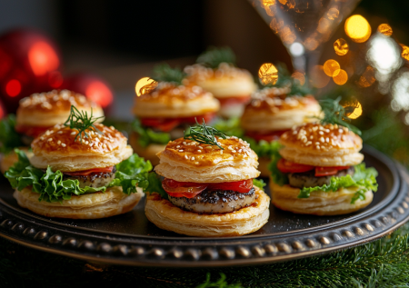 Всего одна пачка теста, и у вас будет вкусная закуска со шпротами на Новый год: просто и эффектно