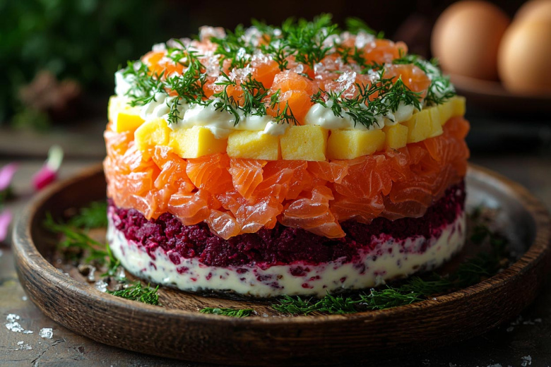 Премиальная шуба на тарелке: добавьте морепродукты и удивите гостей