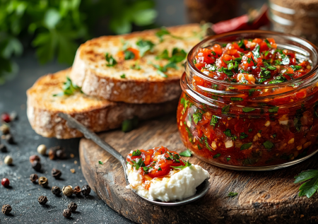 Турецкую аджику мажу на багет с творожным сыром, подаю к мясу и картошке: невероятный соус покорит всех — готовьте больше