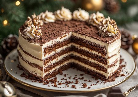 Шоколадный медовик без раскатки — ленивая версия любимого торта. Все вылить на противень и порезать на коржи — на все про все 20 минут