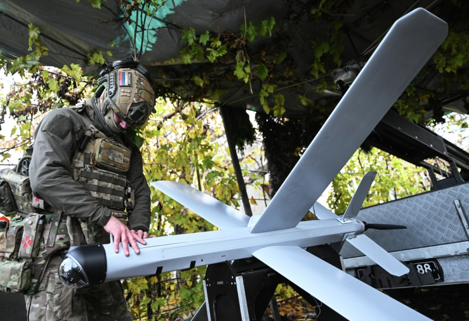 Военнослужащий ВС РФ на Красноармейском направлении в зоне СВО