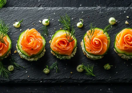 Закуска для фуршета, которую разберут за минуту: простой рецепт с лососем