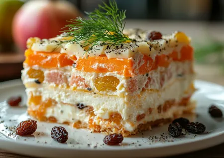 Салат «Французская любовница» — нежный, слоеный, эффектный и очень простой