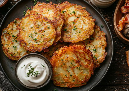 Только на мелкой терке и с таким луком — драники по оригинальному белорусскому рецепту: картофельные хрустяшки, которые покорили мир