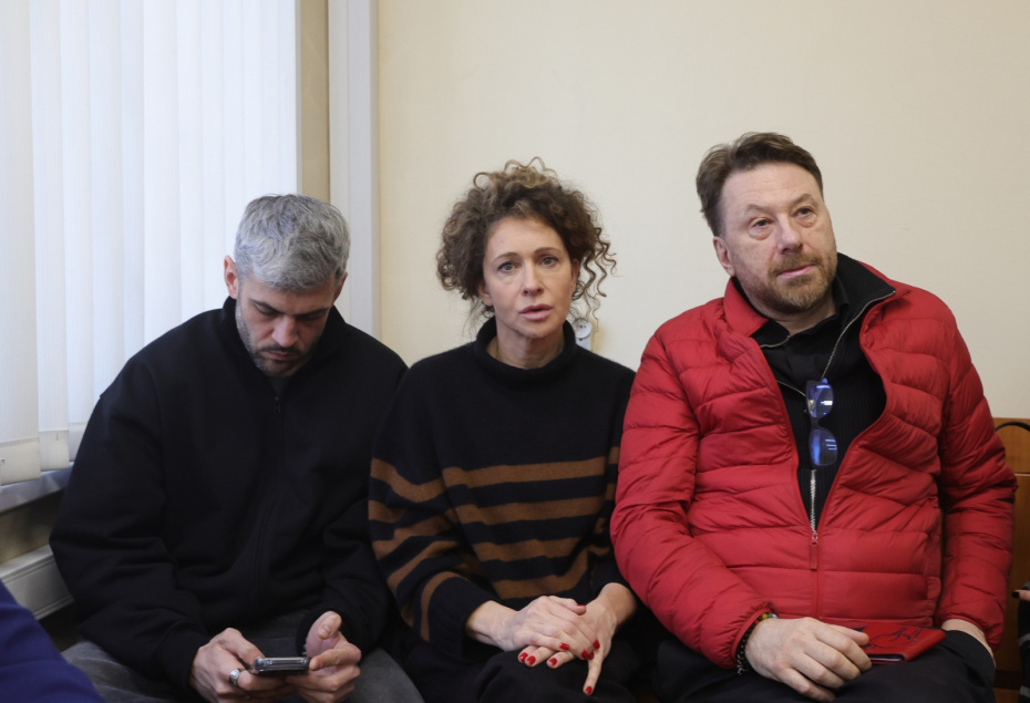 Мать актрисы Аглаи Тарасовой актриса Ксения Раппопорт в зале Домодедовского суда на заседании по делу в отношении ее дочери о контрабанде наркотиков