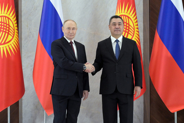 Владимир Путин и Садыр Жапаров