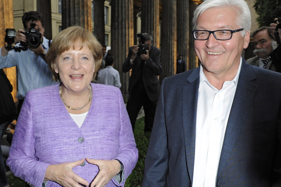 Ангела Меркель и Франк-Вальтер Штайнмайер