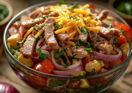 «Французский поцелуй» на Новый год: салат — как мясо по-французски