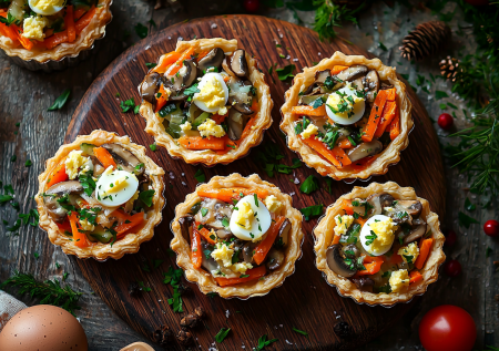 Самая ходовая и простая начинка для тарталеток: готовим вкусный стол на Новый год быстро и без мороки