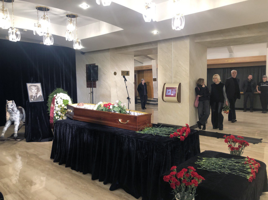 Прощание с заслуженной артисткой РСФСР Валентиной Шарыкиной