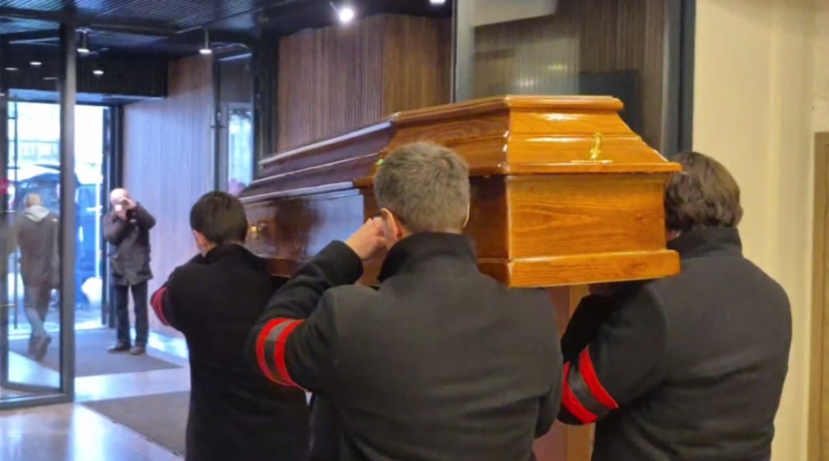 Прощание с заслуженной артисткой РСФСР Валентиной Шарыкиной