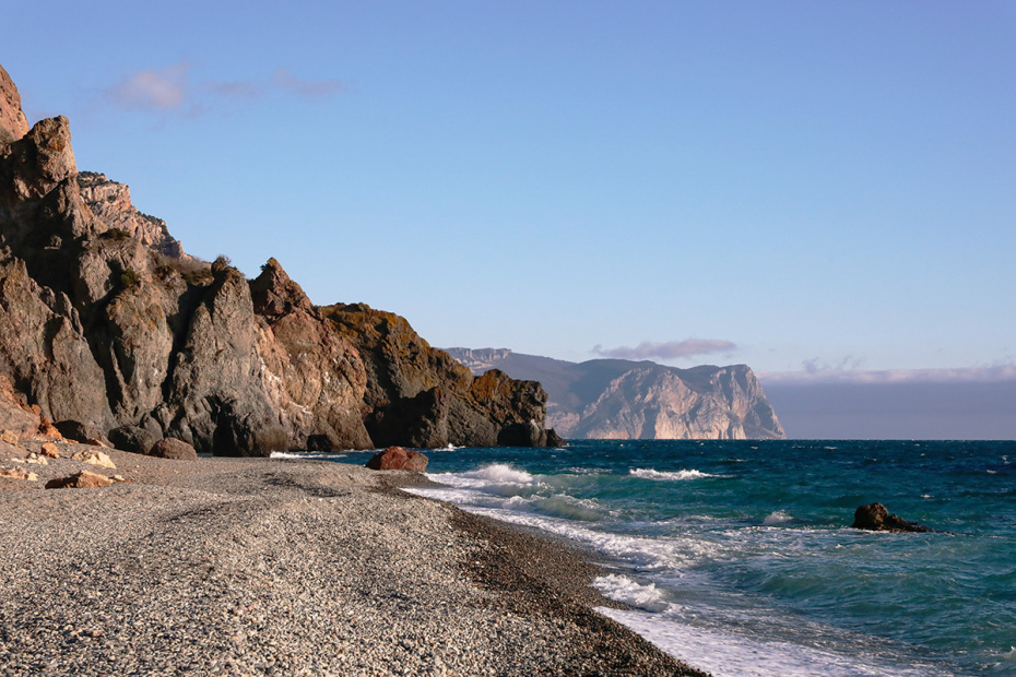 Пляж у мыса Фиолент