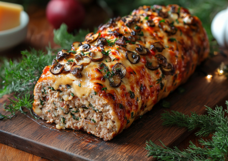 Беру грибы и кусочек сыра и накрываю праздничный стол! Готовлю новогодний рулет — вкуснее и проще кордон блю