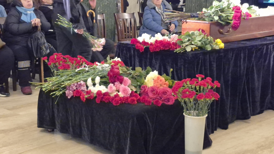 Прощание с заслуженной артисткой РСФСР Валентиной Шарыкиной