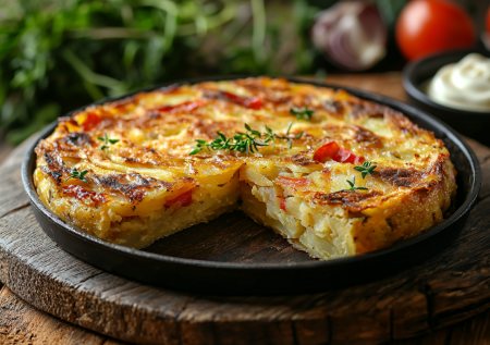 Вместо надоевшей яичницы готовлю тортилью: простое блюдо из Испании из картошки и яиц