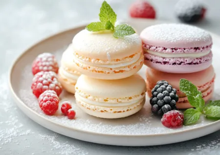 Рецепт простых и очень вкусных французских пирожных! Готовим макароны