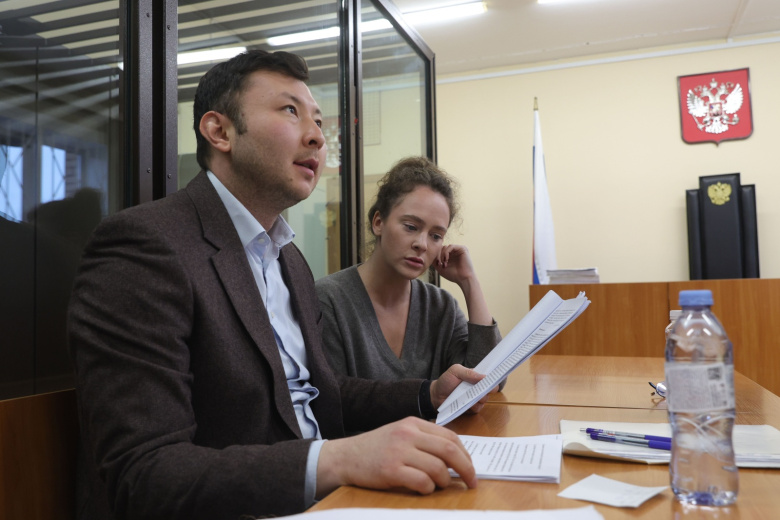 Аглая Тарасова в суде