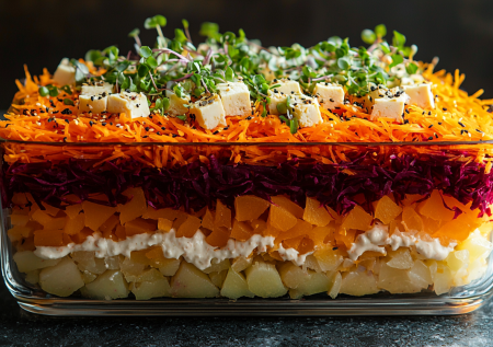 Сельдь под шубой с секретом: почему стоит добавить тофу в салат