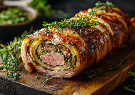 Смело ставим в центре новогоднего стола! Этот мясной рулет готовится просто и покоряет всех гостей