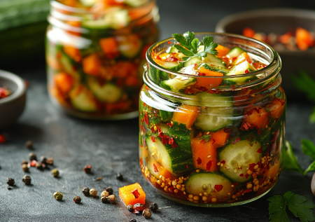 Сочные и хрустящие огурчики по-корейски — готовлю эту закуску к Новому году постоянно